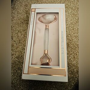 BeautyBio rose quartz roller